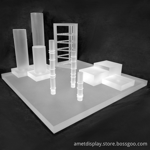 Decorative Luxury Custom Acrylic Jewelry Display Box For Acrylic Earrings Display 5554